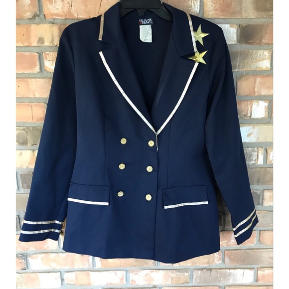 Helene Blake Vintage Blazer Jacket Size 10 - Picture 1 of 5